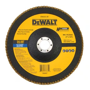 Disco Flap Base Fibra 7' Zirconio Grão 40 - Dewalt