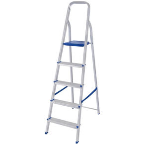 Escada Doméstica de Alumínio 5 Degraus - MOR