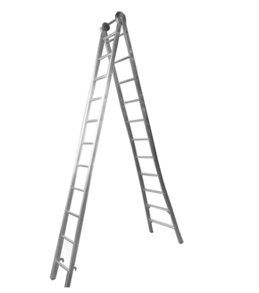 ESCADA EXTENSIVEL 2 X 11 DEGRAUS 3.30 X 6.00MT ALUMAB
