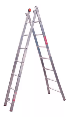 Escada Extensível 2 x 7 Degraus 2,25 x 3,90m - Alumab