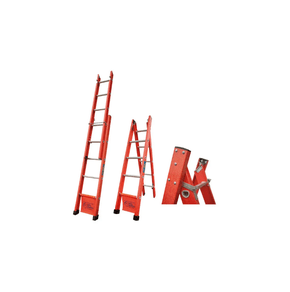 Escada Extensível em Fibra Abre e Estica 07 x 13 Degraus 2,25 x 3,77m - Escadas Santa Catarina