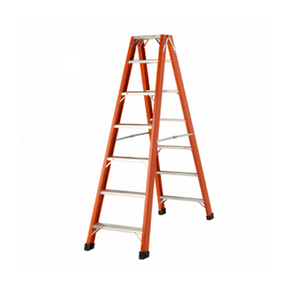 Escada Tesoura Dupla em Fibra de Vidro 2,10 Metros Americana Modelo EFA-07 - Escadas Santa Catarina