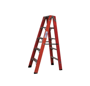 Escada Tesoura Dupla em Fibra de Vidro 2,40 Metros Americana Modelo EFA-8 - Escadas Santa Catarina