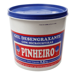 Gel Desengraxante Com Microesfera Branca 2,5Kg - Pinheiro Gel Desengraxante Com Microesfera Branca 2,5Kg - Pinheiro