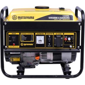 Gerador de Energia a Gasolina 1,0Kva 1200NG PM Monofásico 127/220V 969419 -Matsuyama Gerador de Energia a Gasolina 1,0Kva 1200NG PM Monofásico 127/220V 969419 -Matsuyama