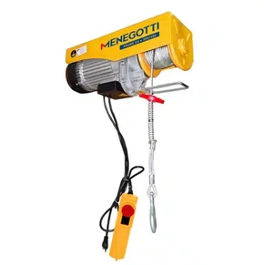Guincho de Coluna Cabo de Aço 300/600Kg 1500W 220V MENEGOTTI-PRIME-V2-300 Guincho de Coluna Cabo de Aço 300/600Kg 1500W 220V MENEGOTTI-PRIME-V2-300