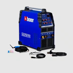 Inversora de Solda Tig AC/DC e Eletrodo MMA ALUTIG 170 +Tocha Seca 220V -Boxer Inversora de Solda Tig AC/DC e Eletrodo MMA ALUTIG 170 +Tocha Seca 220V -Boxer