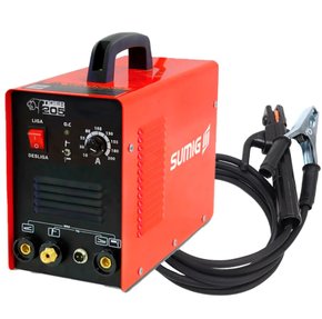 Inversora de Solda Tiger 205 TIG (DC) e Eletrodo (MMA) Sem Tocha Monofásico 220V -Sumig