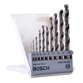 Jogo de Broca HSS Para Metal Com 10 Peças  2607019115 BOSCH