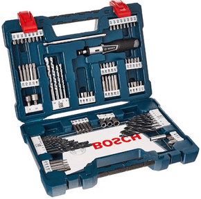 JOGO DE BROCAS E BITS TITANIUM 91PC BOSCH