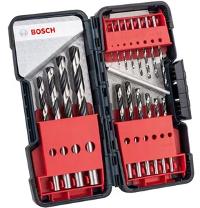 Jogo de Brocas para Metal HSS PointTeQ 18 Peças com ToughBox  2608577350 Bosch