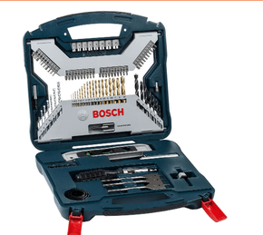 Jogo de Brocas X-Line Titânio com 100 Peças e Maleta BOSCH