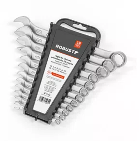 Jogo de Chave Combinada 6 a 22mm com 12 Peças S09105012 -Robust