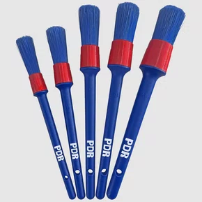 Jogo de pinceis para detalhemnto automotivo com 5 peças modelo PRO-925 PDR