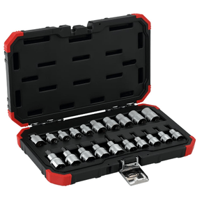 Jogo De Soquete Torx Fêmea E Macho 1/2 20 Peças Gedore Red