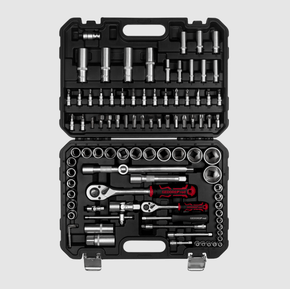 Jogo Soquete 1/4 e 1/2 Sextavado Com 94 Peças  R46013094 - Gedore Red