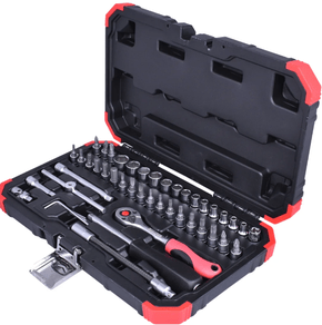 Jogo Soquete Sextavado Gedore 1/4 Com 46 Peças R49003046