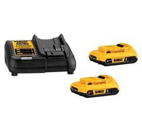 Kit Carregamento 20V DCB107 Bivolt + 2 Baterias 2,0ah Compacta -Dewalt Kit Carregamento 20V DCB107 Bivolt + 2 Baterias 2,0ah Compacta -Dewalt