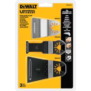 Kit Corte Multicortadora Oscilante 3 Peças Dewalt Dwa4231 Kit Corte Multicortadora Oscilante 3 Peças Dewalt Dwa4231