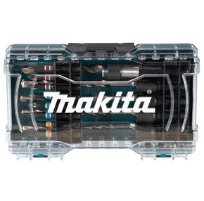 Kit de Acessórios com 18 Peças + Maleta Transparente - Makita