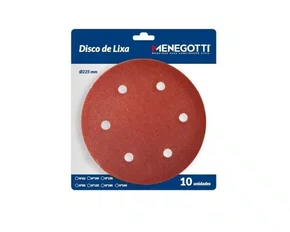Kit de Disco de Lixa 225mm G120 com 10un  -Menegotti