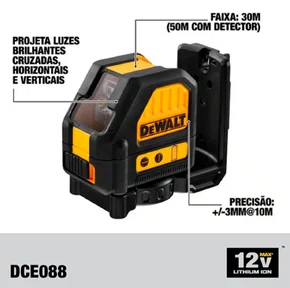Kit Furadeira/Parafusadeira de Impacto Dewalt + Nível Laser DCK205D2T 2 Baterias + carregador bivolt Kit Furadeira/Parafusadeira de Impacto Dewalt + Nível Laser DCK205D2T 2 Baterias + carregador bivolt