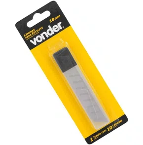 Lâmina para estilete 18 mm blister VONDER-3599180001
