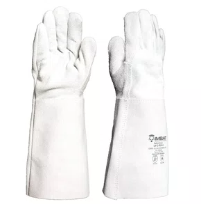 Luva de Raspa Petroleira Cano 20cm CA 49648  Tamanho 9 -  Imbat Luva de Raspa Petroleira Cano 20cm CA 49648  Tamanho 9 -  Imbat