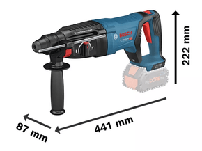 Martelete Perfurador GBH 18V-26 SDS-PLUS 18V 2,5J sem Carregador e Bateria BOSCH Martelete Perfurador GBH 18V-26 SDS-PLUS 18V 2,5J sem Carregador e Bateria BOSCH