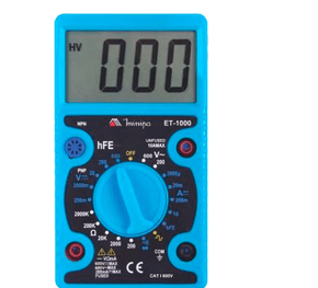 Multímetro Digital 3 1/2 Dígitos  MINIPA-ET-1000 Multímetro Digital 3 1/2 Dígitos  MINIPA-ET-1000