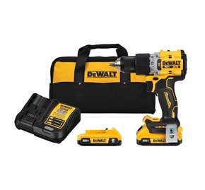 Parafusadeira de Impacto a Bateria 20V DCD805D2-BR 1/2" + Kit de Carregamento e Bolsa -Dewalt Parafusadeira de Impacto a Bateria 20V DCD805D2-BR 1/2" + Kit de Carregamento e Bolsa -Dewalt