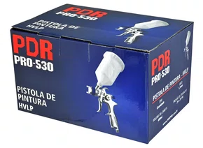 Pistola gravidade 1,3MM HVPL modelo PRO-530 caneca 600ML PDR Pistola gravidade 1,3MM HVPL modelo PRO-530 caneca 600ML PDR