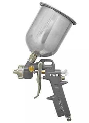 Pistola gravidade 2,5MM modelo PRO-502 caneca 600ML PDR Pistola gravidade 2,5MM modelo PRO-502 caneca 600ML PDR