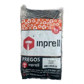 Prego com Cabeça 17 x 27 Inprell – Pacote 1kg