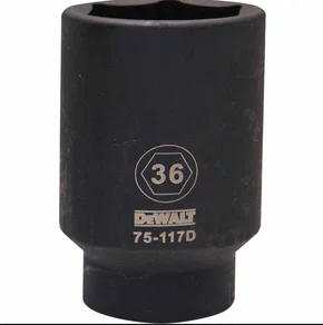 Soquete impacto 1/2'' longo 36mm Dewalt Soquete impacto 1/2'' longo 36mm Dewalt