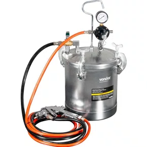 Tanque de Pressão 10 Litros Com Pistola Para Pintura -Vonder Tanque de Pressão 10 Litros Com Pistola Para Pintura -Vonder