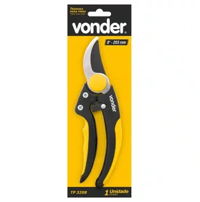 Tesoura para poda 20,3 cm - 8" profissional  Vonder Tesoura para poda 20,3 cm - 8" profissional  Vonder