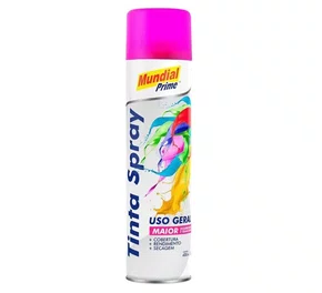 Tinta Spray Luminosa 400ml MUNDIAL PRIME Pink  AE01000055