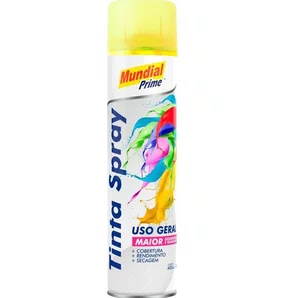 Tinta Spray Luminosa Amarelo Cod: AE01000053 - 400ml