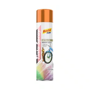 Tinta Spray Metálica 400ml Cobre Brilhante MUNDIAL PRIME