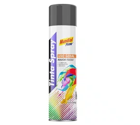 Tinta Spray Uso Geral 400ml MUNDIAL PRIME Cinza Primer AE01000074