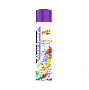 Tinta Spray Uso Geral 400ml Violeta Brilhante Mundial
