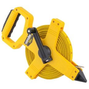 Trena Longa Fita de fibra de vidro 50 metros Com Manivela 3869503050 -Vonder