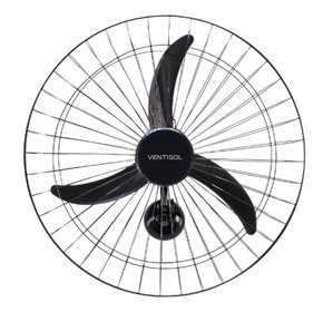 Ventilador de Parede 60cm 147W New Preto 220V Premium -Ventisol Ventilador de Parede 60cm 147W New Preto 220V Premium -Ventisol