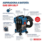 Aspirador de Pó a Bateria 18V GAS 18V-10L Com Rodas Sem Bateria e Carregador -Bosch