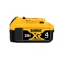 Bateria de Íons de Lítio 20V 4,0Ah Indicador de Carga DEWALT-DCB204-B3