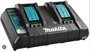 Carregador de Bateria Duplo Rápido 18v DC18RD 220v -Makita