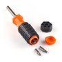 Chave de Fenda Catraca com Ponteiras Bits 7 em 1 -Robust