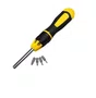 Chave de fenda catraca multi bits 10peças Stanley