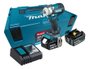 Chave De Impacto 1/2'' Pol. 330NM DTW300RTJ +02 Baterias 5ah +Carregador Bivolt e Maleta -Makita